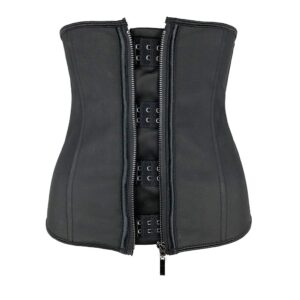 Women's Solid Black Waist Trainer